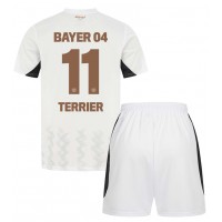 Bayer Leverkusen Martin Terrier #11 Bortedraktsett Barn 2024-25 Kortermet (+ Korte bukser)